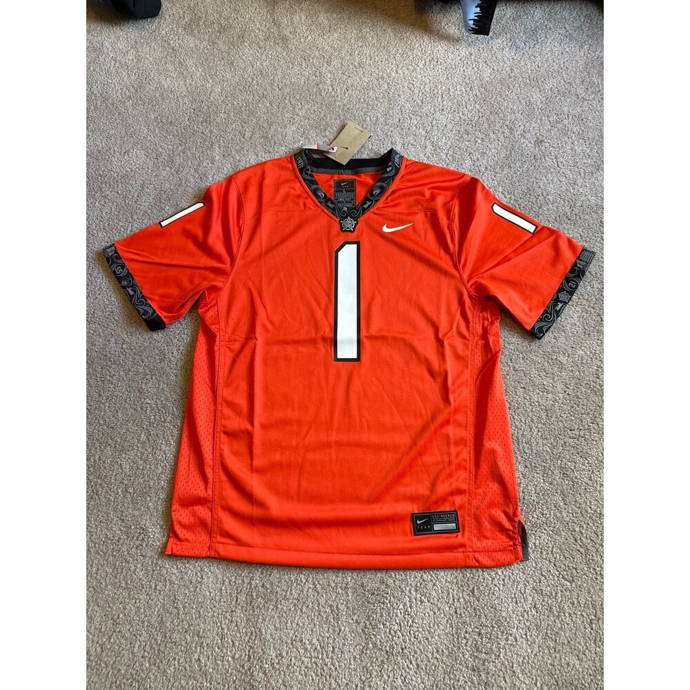 Oklahoma State Cowboys Nike NWT Men’s Football Jersey Size Large